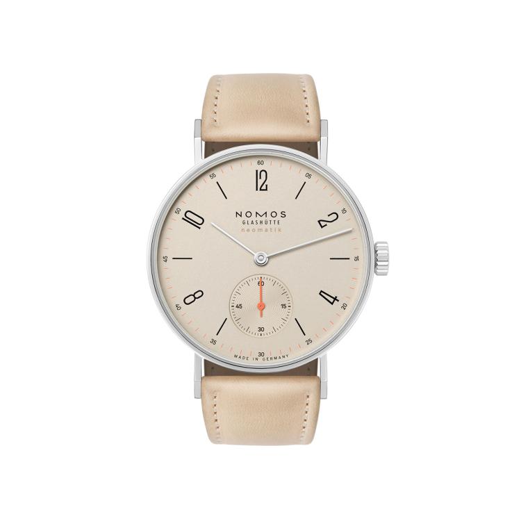 Automatik, Damenuhr,  NOMOS Glashütte Tangente neomatik champagner 