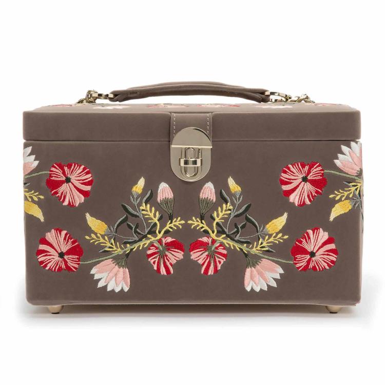 WOLF Zoe Medium Jewellery Case Mink 