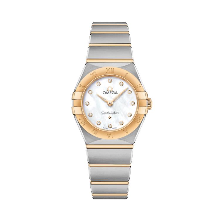 Damenuhr, Quarzwerk,  Omega Constellation 
