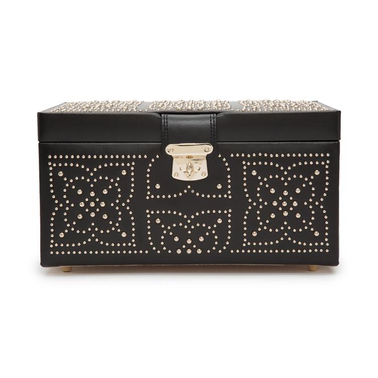  WOLF Marrakesh Medium Jewellery Box Black 