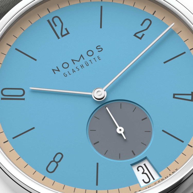 NOMOS Glashütte Tangente 38 Datum Delfin  - Bild 4 