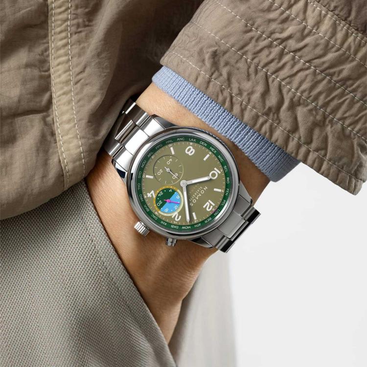 NOMOS Glashütte Club Sport Neomatik Weltzeit Jungle - Bild 5 