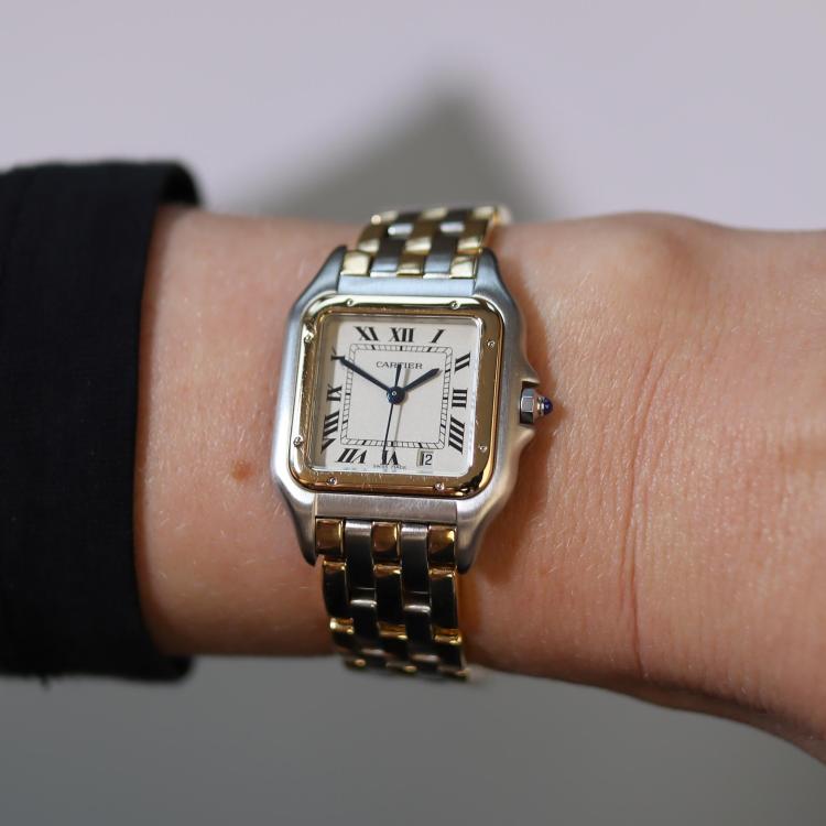 Damenuhr, Quarzwerk,  Blome Preowned-Uhren Cartier Panthère 