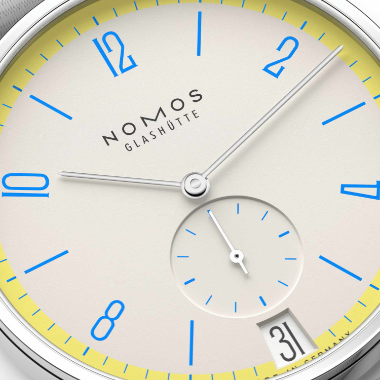 NOMOS Glashütte Tangente 38 Datum Lemonbiscuit  - Bild 4 