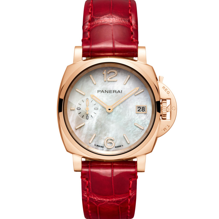 Automatik, Damenuhr- und Herrenuhruhr,  Panerai Luminor Piccolo Due MadrePerla 