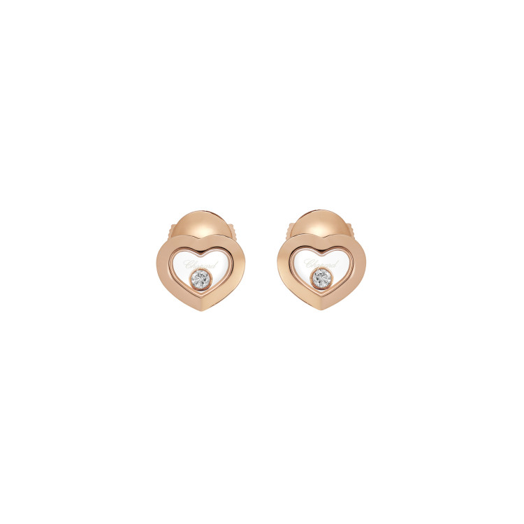 Ohrringe, Roségold,  Chopard Happy Diamonds Icons Ohrstecker 