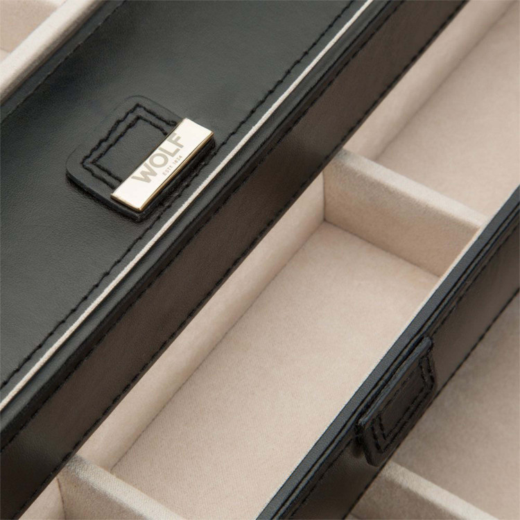 WOLF Caroline Large Jewellery Box Black - Bild 3 