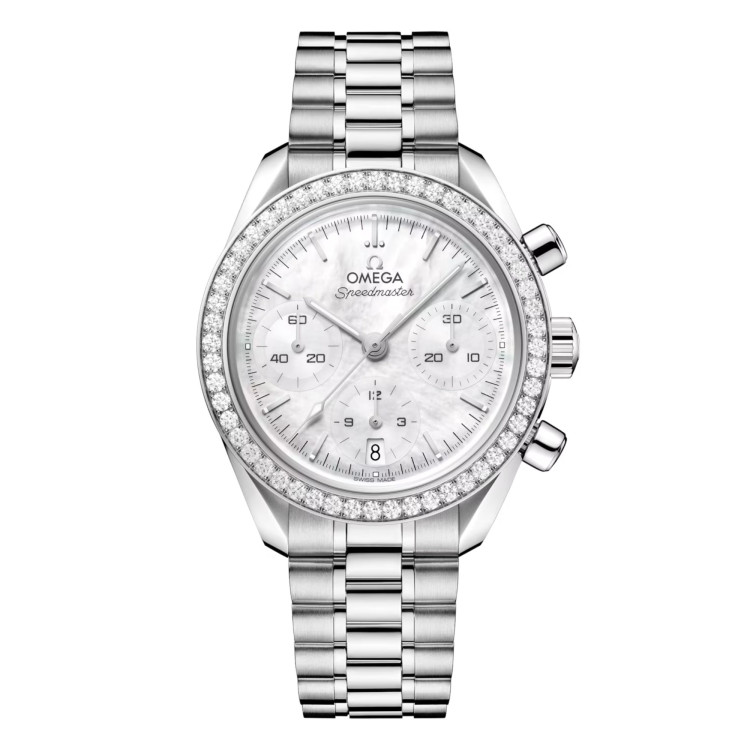 Automatik, Damenuhr- und Herrenuhruhr,  Omega Speedmaster 38 