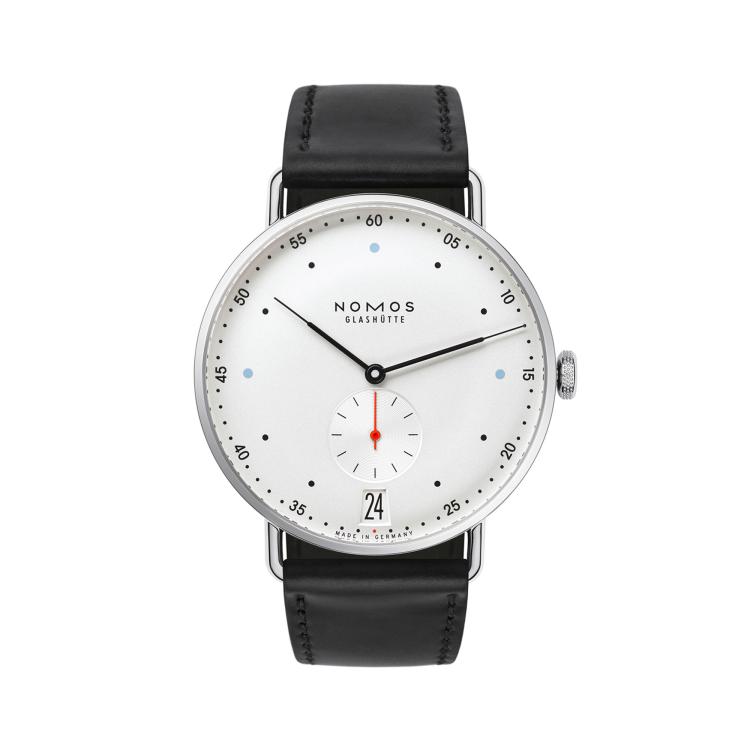 Unisex, Handaufzug,  NOMOS Glashütte Metro 38 Datum 