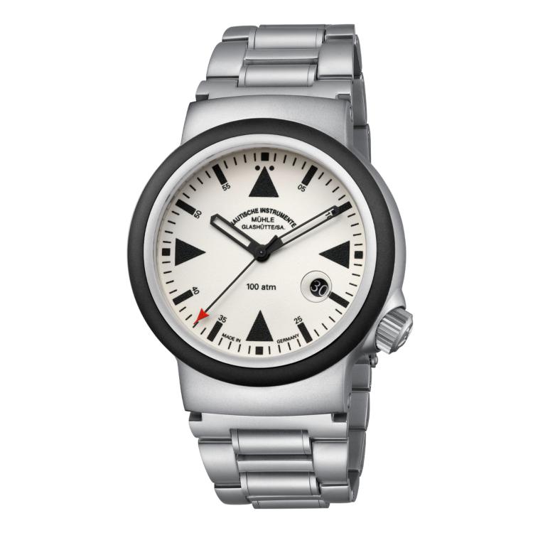 Herrenuhr, Automatik,  Mühle Glashütte S.A.R. Rescue-Timer LUMEN 
