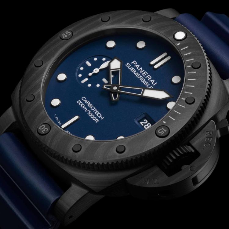 Panerai Submersible QuarantaQuattro Carbotech™ Blu Abisso - Bild 4 