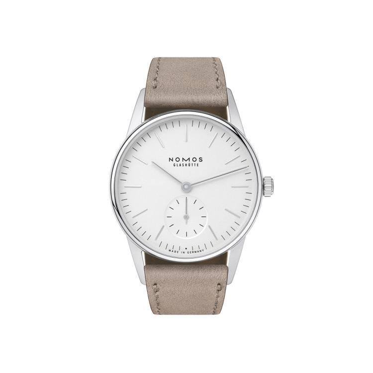 Damenuhr, Handaufzug,  NOMOS Glashütte Orion 33 weiß 