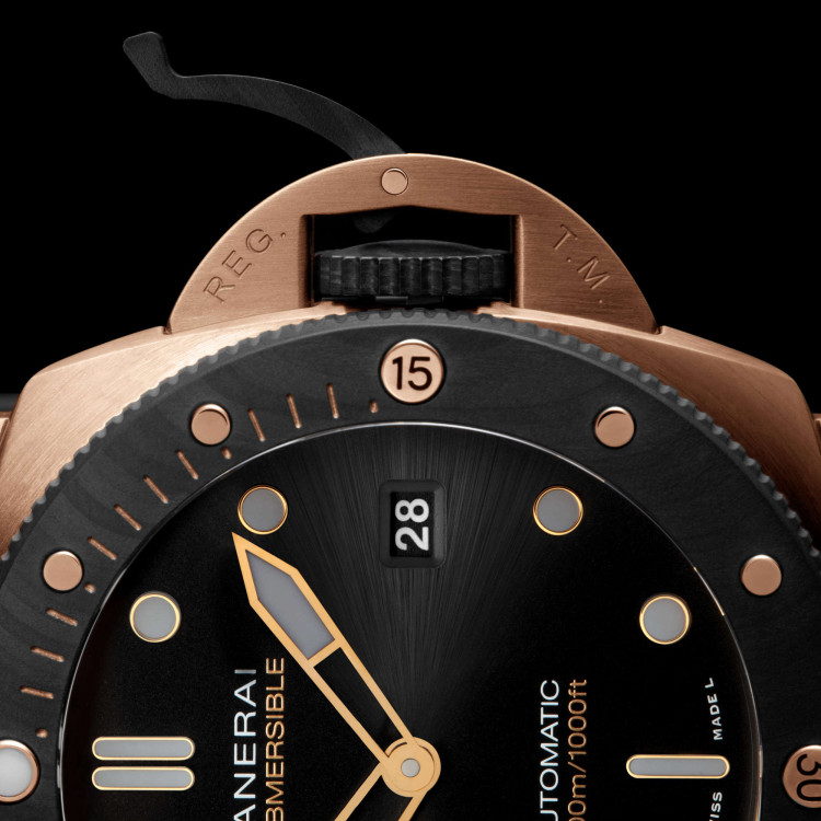 Panerai Submersible QuarantaQuattro Goldtech™ OroCarbo - Bild 4 