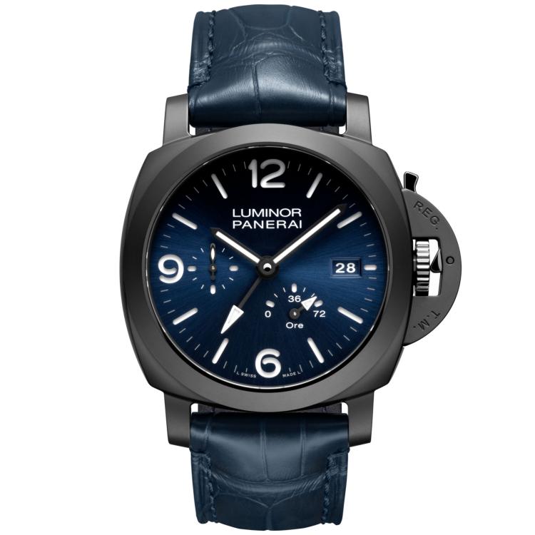 Herrenuhr, Automatik,  Panerai Luminor GMT Power Reserve Ceramica 