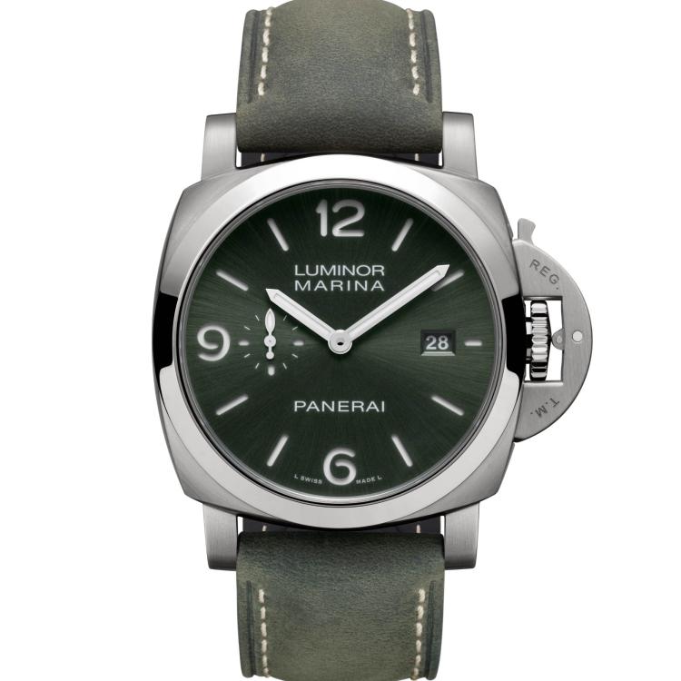 Herrenuhr, Automatik,  Panerai Luminor Marina Titanio 