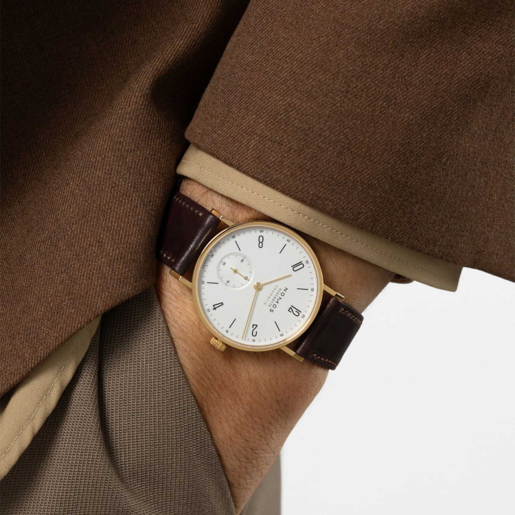 NOMOS Glashütte Tangente Gold Neomatik Doré - Bild 6 