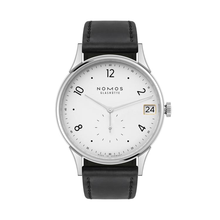 Unisex, Handaufzug,  NOMOS Glashütte Minimatik 39 Datum 