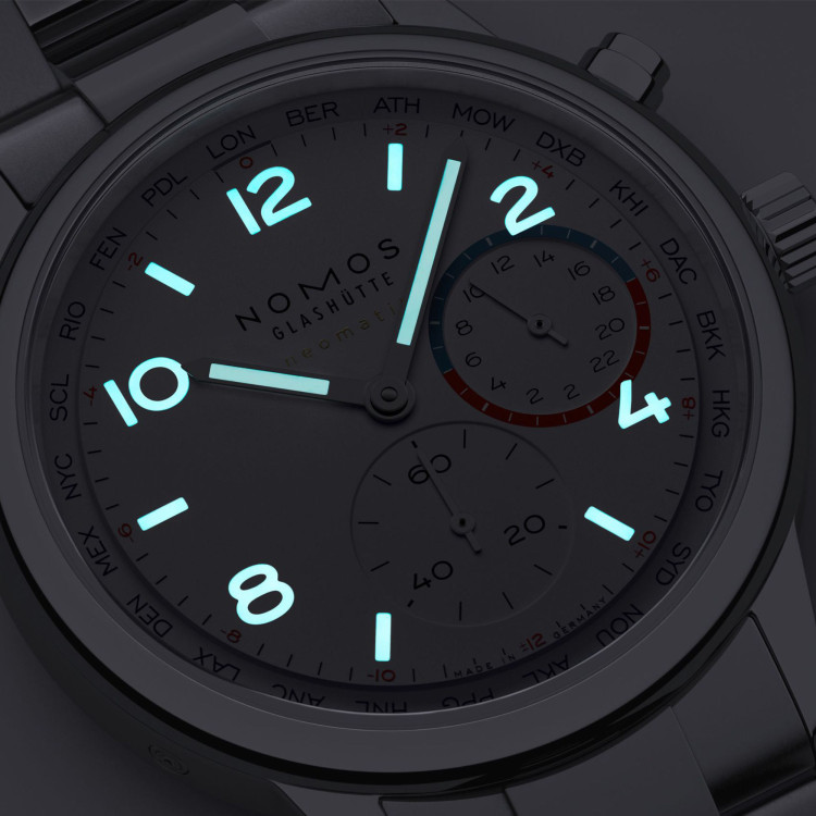NOMOS Glashütte Club Sport Neomatik Weltzeit - Bild 5 