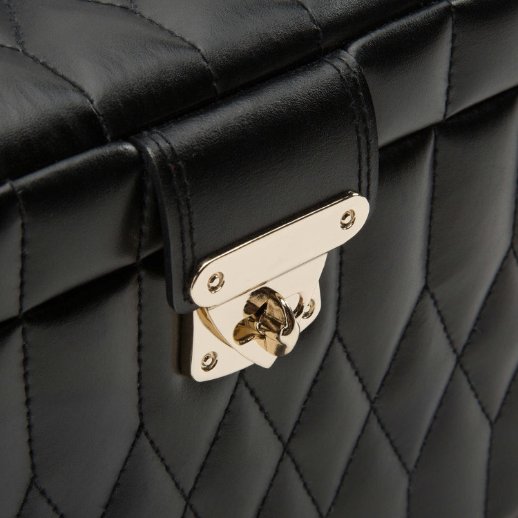 WOLF Caroline Medium Jewellery Box Black - Bild 3 