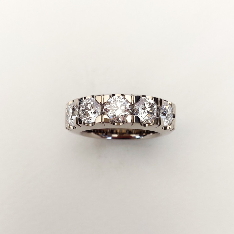 Jochen Pohl JOCHEN POHL Ring 750/-WG Diamanten im Brillantschliff D VS1 3,1 ct RW. 55 - Bild 3 