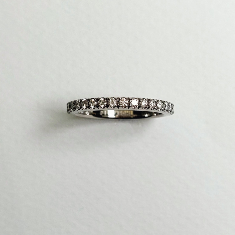 Jochen Pohl JOCHEN POHL Ring 750/- WG Diamanten m Brillantschliff G IF 0,55 ct RW 54,5 - Bild 3 