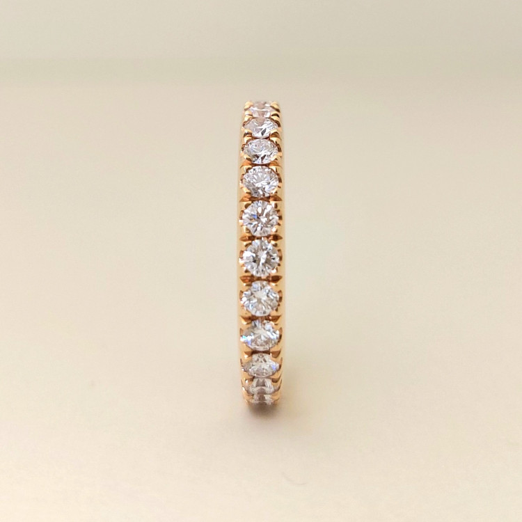 Jochen Pohl JOCHEN POHL Ring 750/-RG Diamanten im Brillantschliff G IF 0,81 ct RW 54,5 - Bild 3 