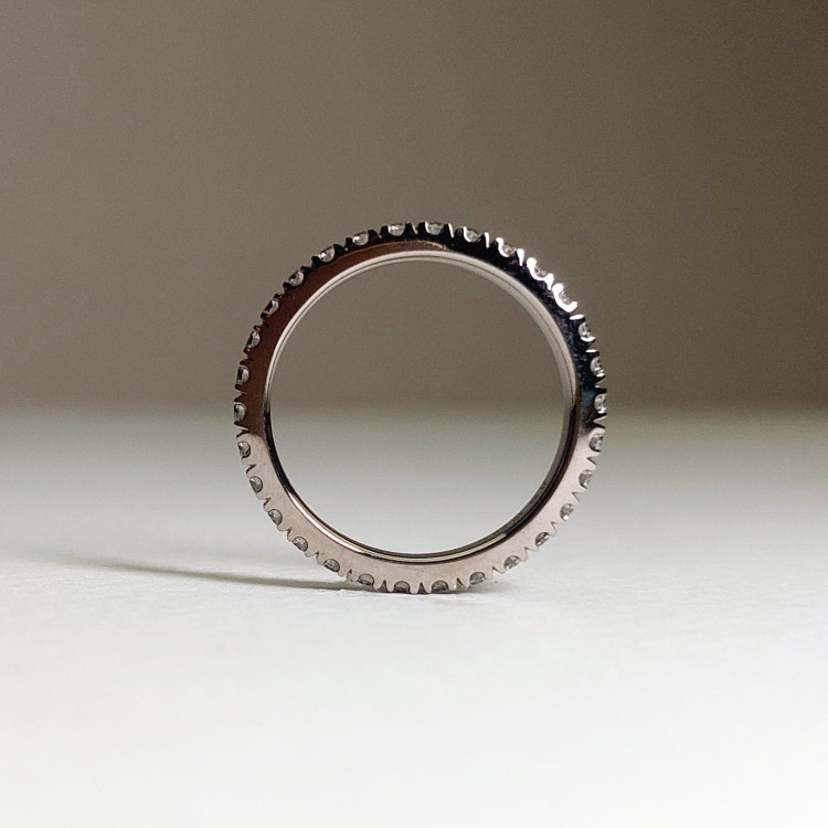 Jochen Pohl JOCHEN POHL Ring 750/-WG Diamanten G IF 1,68ct RW 54 - Bild 4 