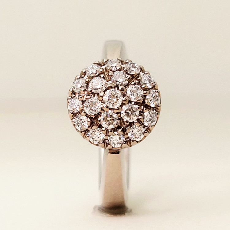 Jochen Pohl JOCHEN POHL Ring 750/-WG Diamanten im Brillantschliff G IF 0,27 ct RW 54,5 - Bild 3 