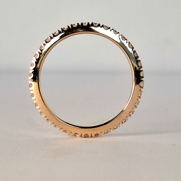 Jochen Pohl JOCHEN POHL Ring 750/- RG Diamanten im Brillantschliff G IF 0,56 ct RW 54,5 - Bild 3 