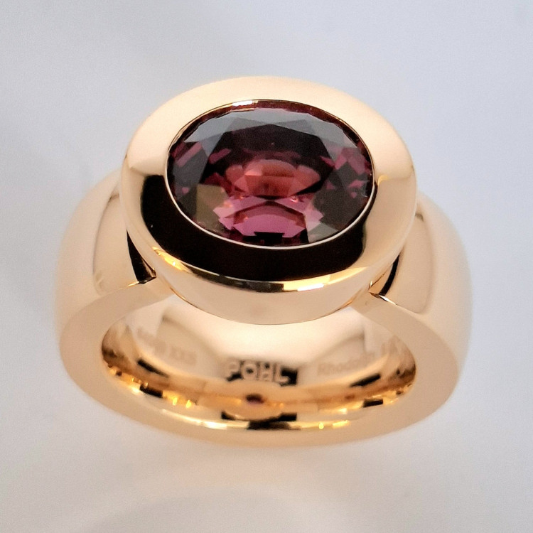 Jochen Pohl JOCHEN POHL Ring 750/- Roségold Rhodolith 6,0 ct RW 54 - Bild 3 