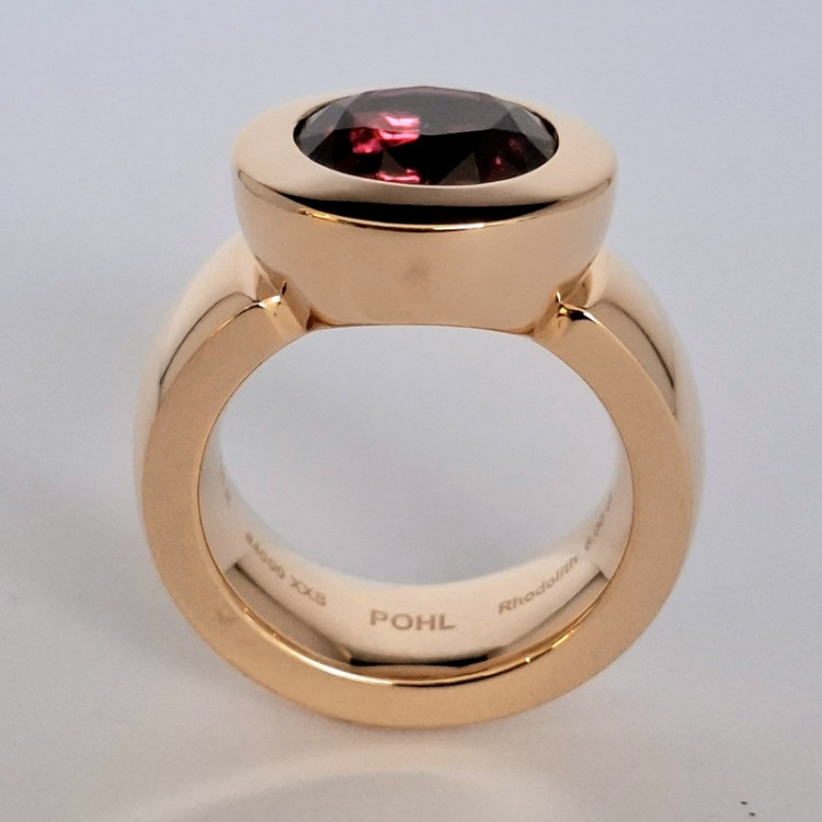 Jochen Pohl JOCHEN POHL Ring 750/- Roségold Rhodolith 6,0 ct RW 54 - Bild 4 