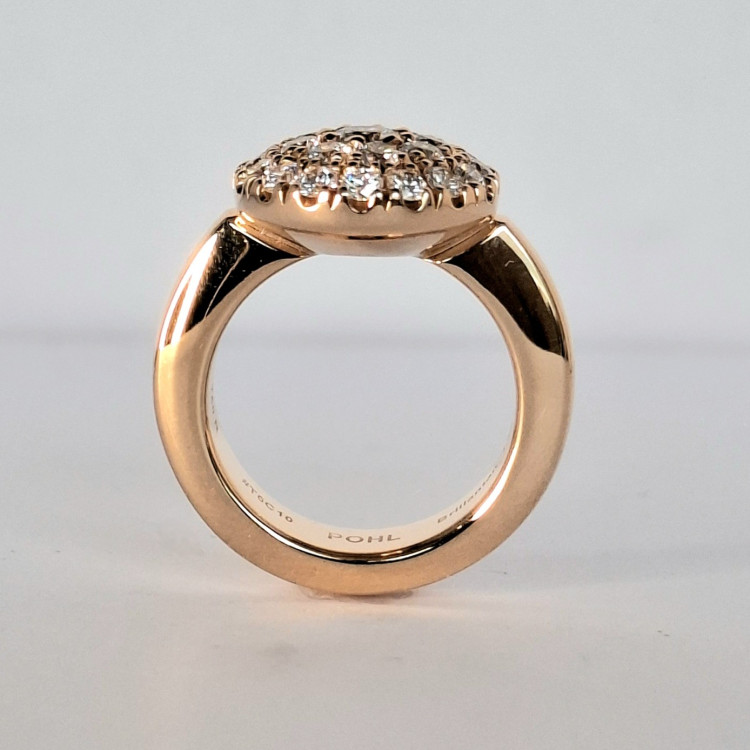 Jochen Pohl JOCHEN POHL Ring 750/-RG Diamanten im Brillantschliff G IF 1,46 ct RW 53 - Bild 4 