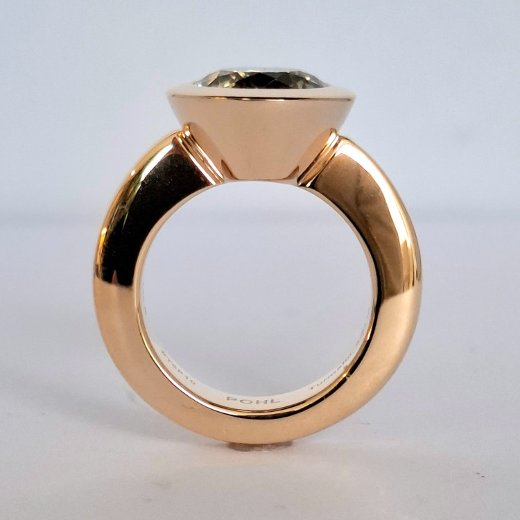 Jochen Pohl JOCHEN POHL Ring 750/- RG Turmalin gelbgrün 4,54 ct RW 54 - Bild 4 