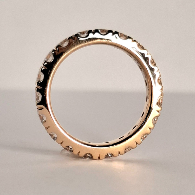 Jochen Pohl JOCHEN POHL Ring 750/-RG Diamanten im Brillantschliff G IF 2,42 ct RW 54,5 - Bild 3 