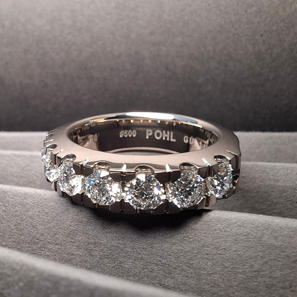 Ringe, Weißgold,  Jochen Pohl JOCHEN POHL Ring 750/- WG Diamanten im Brillantschliff D VVS1 1,40ct RW. 55 