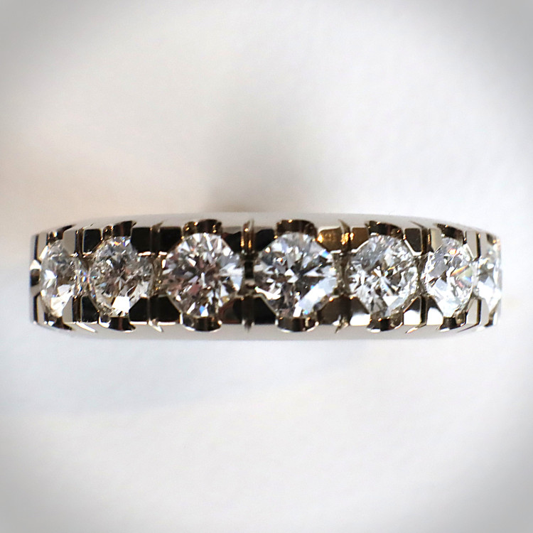 Jochen Pohl JOCHEN POHL Ring 750/- WG Diamanten im Brillantschliff D VVS1 1,40ct RW. 55 - Bild 4 