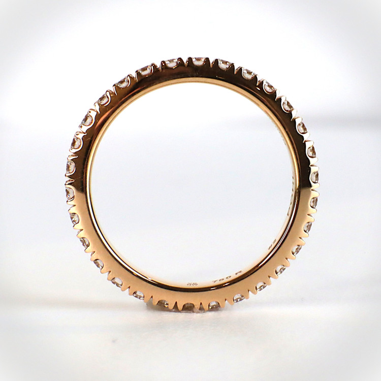 Jochen Pohl JOCHEN POHL Ring 750/-RG Diamanten im Brillantschliff G IF 0,81 ct RW 54,5 - Bild 3 