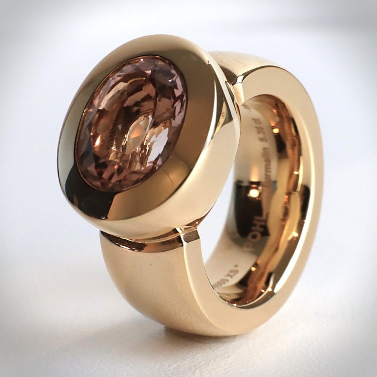Ringe,  Jochen Pohl JOCHEN POHL Ring 750/-RG Turmalin rosé 5,36 ct RW 53,5 