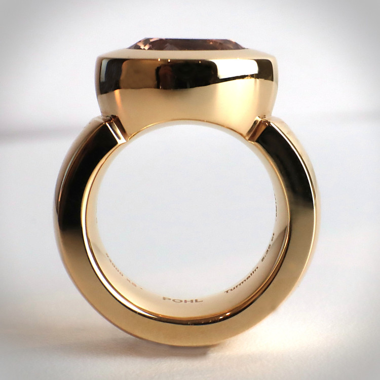 Jochen Pohl JOCHEN POHL Ring 750/-RG Turmalin rosé 5,36 ct RW 53,5 - Bild 3 