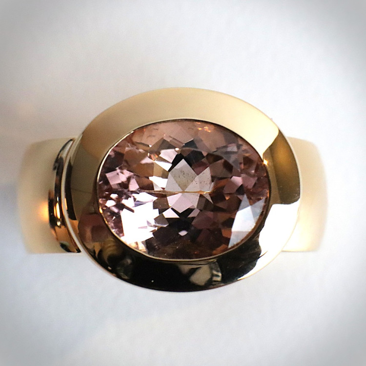 Jochen Pohl JOCHEN POHL Ring 750/-RG Turmalin rosé 5,36 ct RW 53,5 - Bild 4 