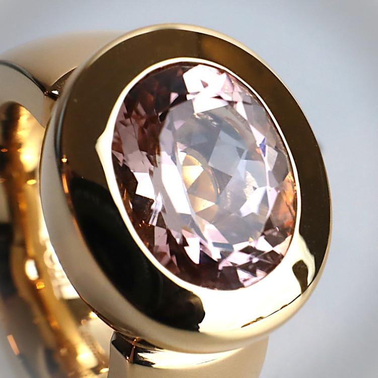 Jochen Pohl JOCHEN POHL Ring 750/-RG Turmalin rosé 5,36 ct RW 53,5 - Bild 5 
