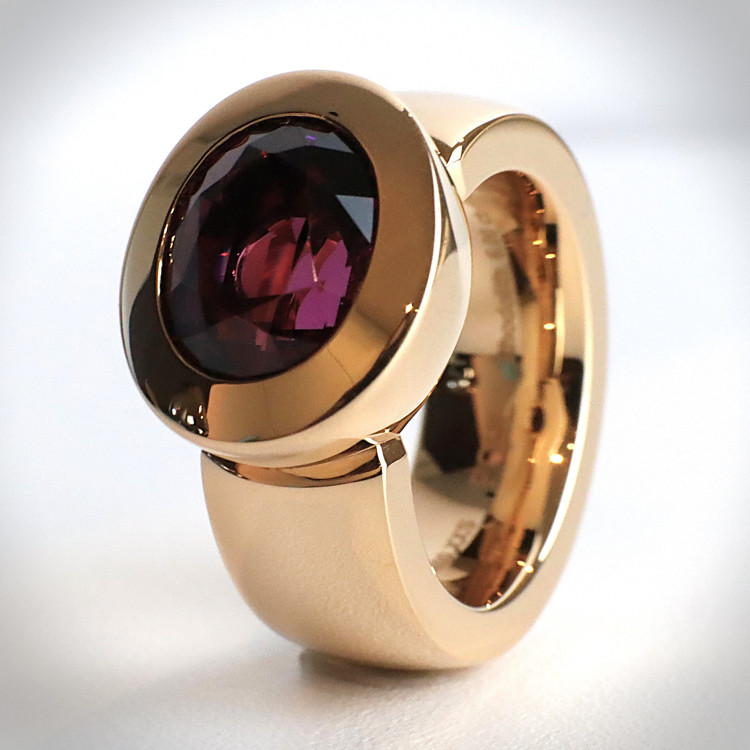 Ringe,  Jochen Pohl JOCHEN POHL Ring 750/- Roségold Rhodolith 6,0 ct RW 54 