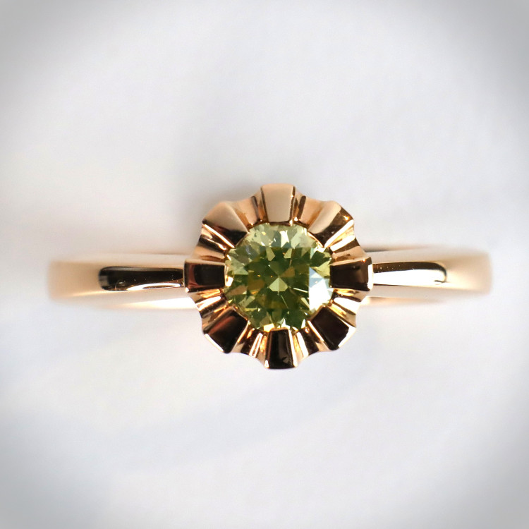 Jochen Pohl JOCHEN POHL Ring 750/- RG 0,44 ct RW 54,5 - Bild 4 