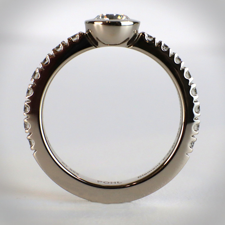 Jochen Pohl JOCHEN POHL Ring 750/-WG Diamanten im Brillantschliff 0,43 ct + 0,44 ct G IF RW 54,5 - Bild 3 