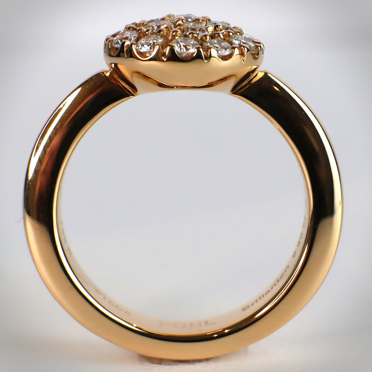 Jochen Pohl JOCHEN POHL Ring 750/- RG Diamanten im Brillantschliff G IF 0,60 ct RW 53,5 - Bild 3 