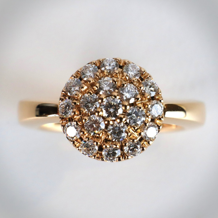 Jochen Pohl JOCHEN POHL Ring 750/- RG Diamanten im Brillantschliff G IF 0,60 ct RW 53,5 - Bild 4 