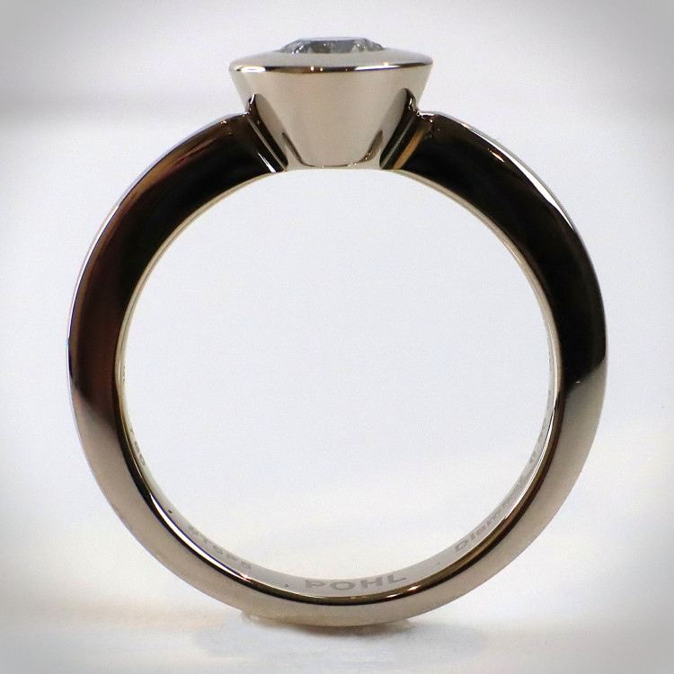 Jochen Pohl JOCHEN POHL Ring 750/-WG Diamant D VVS1 0,50ct RW 54 - Bild 3 