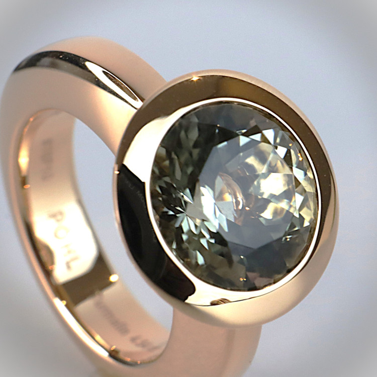 Jochen Pohl JOCHEN POHL Ring 750/- RG Turmalin gelbgrün 4,54 ct RW 54 - Bild 5 
