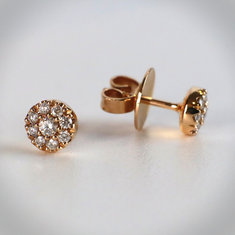 Jochen Pohl JOCHEN POHL Ohrstecker 750/-RG Diamanten im Brillantschliff G IF 0,24 ct - Bild 2 