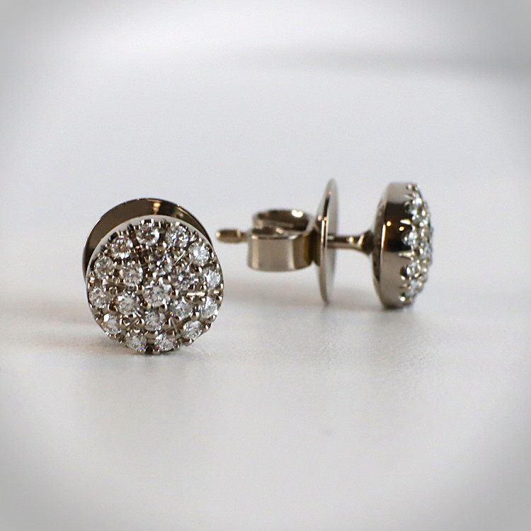 Ohrringe,  Jochen Pohl JOCHEN POHL Ohrstecker 750/-WG Diamanten im Brillantschliff G IF 0,38 ct 